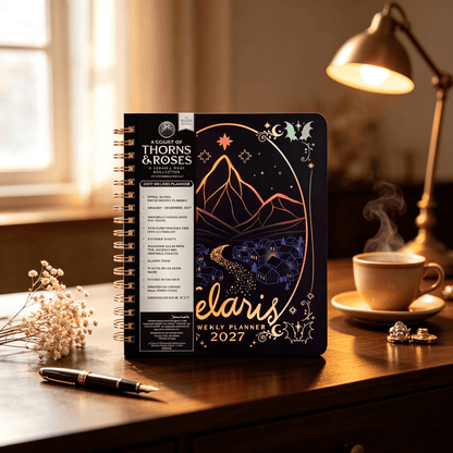 🌙 A Court of Thorns and Roses: Velaris 2027 Weekly Planner ✨ Officially Licensed Fantasy Organizer