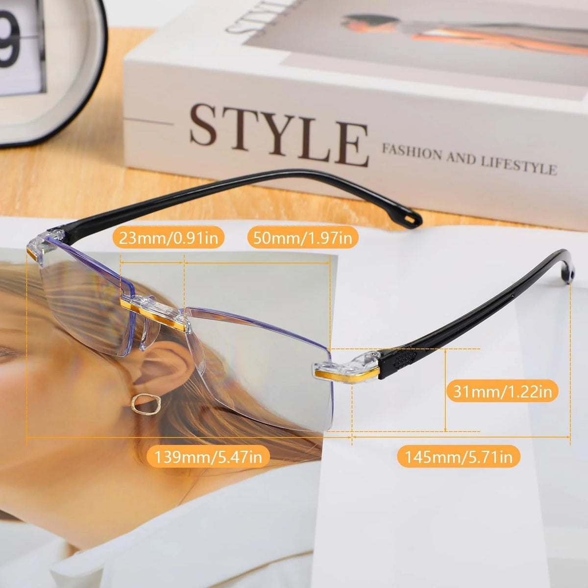 👓🌄Smart Zoom Multifocal Glasses – Clear Near & Far Vision, All in One