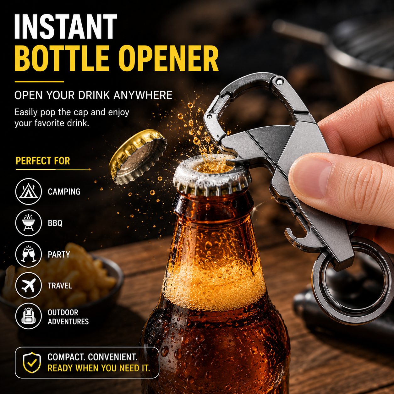 🔥Hot Sales 49% OFF💦5-IN-1 Multi-tool Keychain🛠️