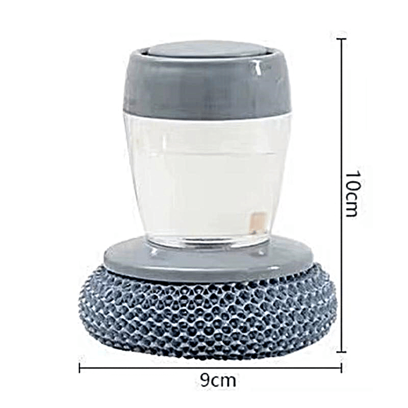 🏆Oferta Flash⚡ ¡Más de 50 mil vendidos! 🧽 Cepillo de cocina con dispensador de jabón y agarre cómodo