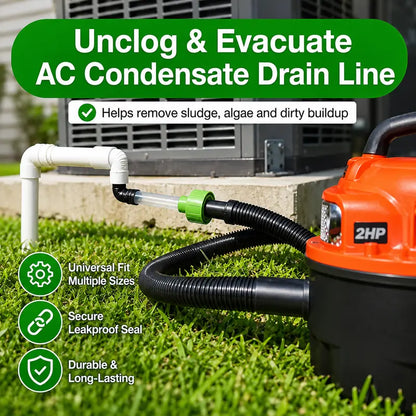 Universal AC Drain Line Cleaner Adapter