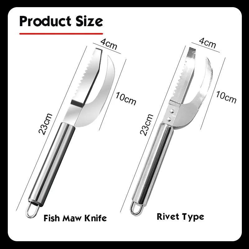 ✨Stainless Steel 3 In 1 Fish Maw Knife