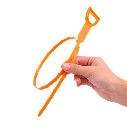 10PCS Hair Clog Remover for Toilet Pipes and Sinks
