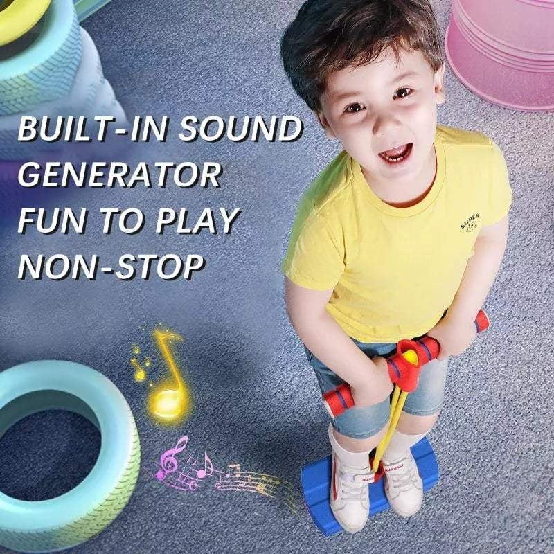 🛡️✨ Safe Foam, Bouncy Fun! Kids‘ Pogo Jumper 50% OFF⚡🌳