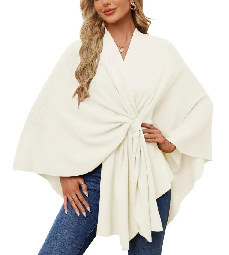 🔥Elegant Shawl Wraps Soft Open Front Poncho Shawl Wraps