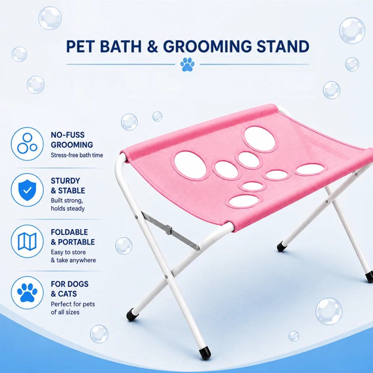 Pet Bath & Grooming Stand