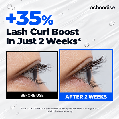 Eyelash base natural three-dimensional eyelash care solution