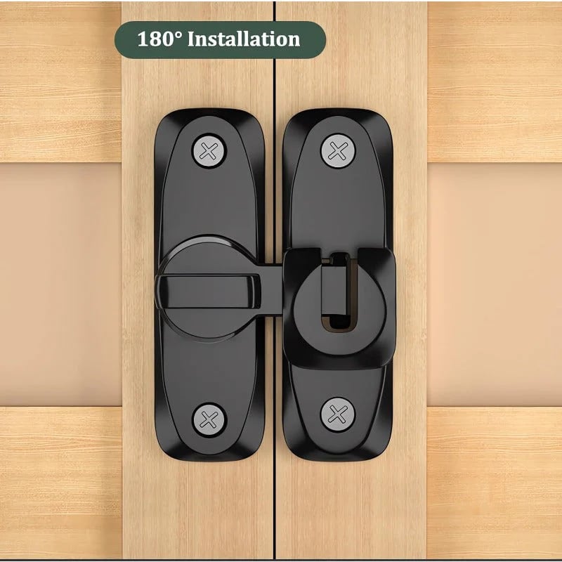 Multi-Angle Sliding Door Lock