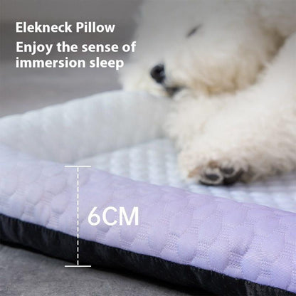 Pet Cooling Pad Mat for Dogs and Cats - Ice Silk Summer Cool Bed Blanket in Gradient Colours