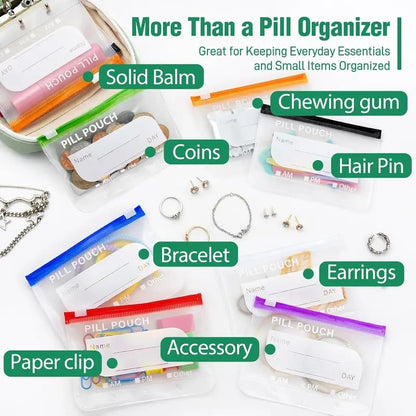 💕🌟Waterproof Pill Pouch Set