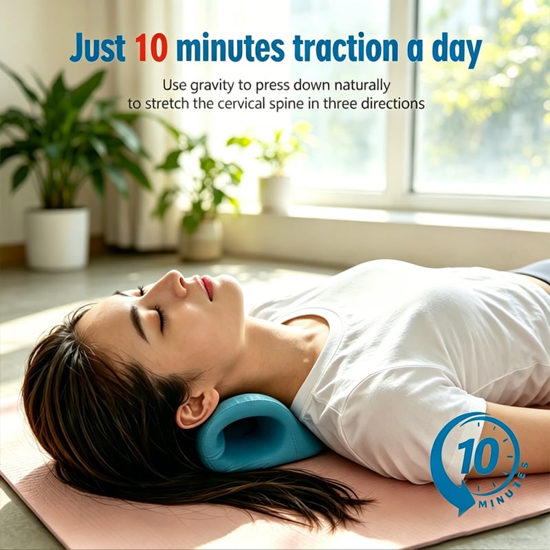 🔥HOT SALE🔥Neck Stretcher ,Neck Hump Corrector,Neck and Shoulder Relaxer Cervical Traction Device Pillow