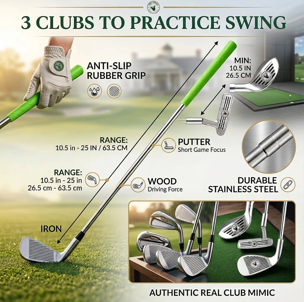 💥🏆Kids Golf Set with Adjustable Clubs – Perfect for Backyard Play