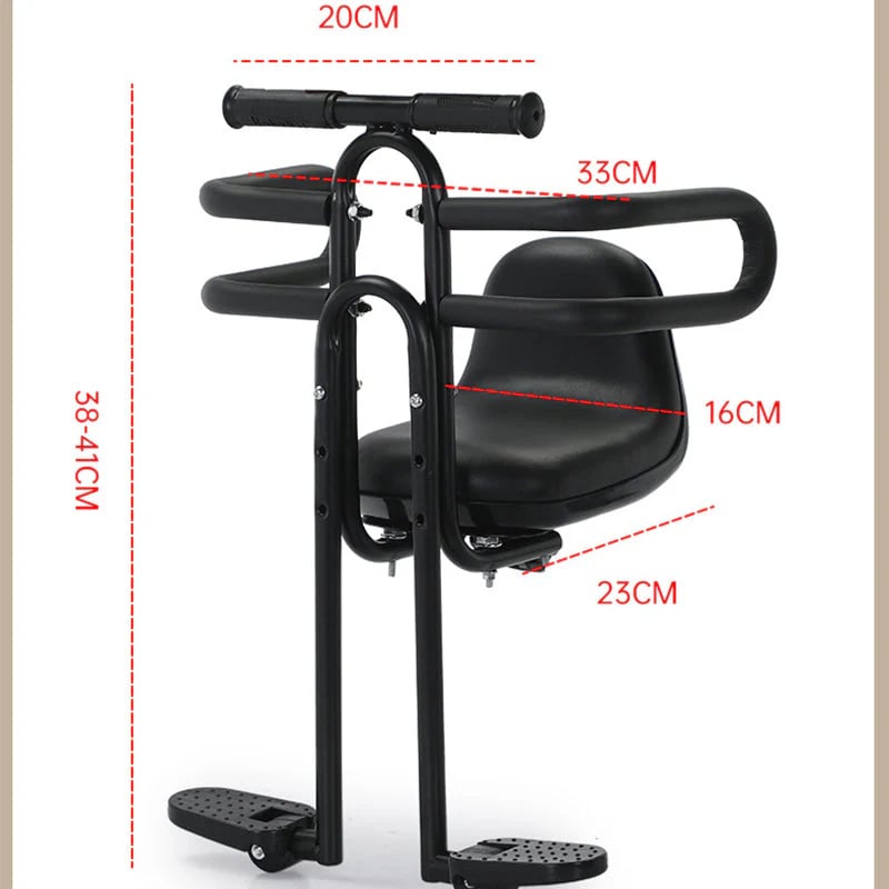 ⏰Front Mounted Kids Bike Seat