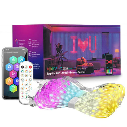 🎅🏠Christmas LED House Net & Smart Outdoor Wall Curtain Light✨