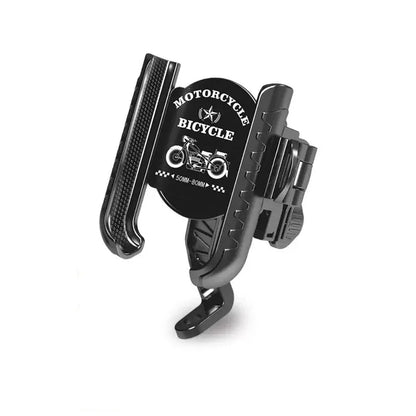 Motorcycle & Bike Phone Mount – Secure Lock & One-Handed Quick Release