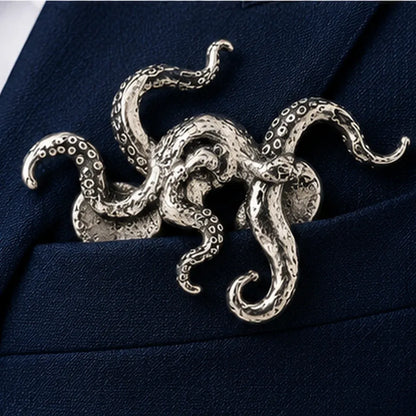 Luxury Sculpted Animal Brooch – Premium Statement Piece for Suits & Blazers