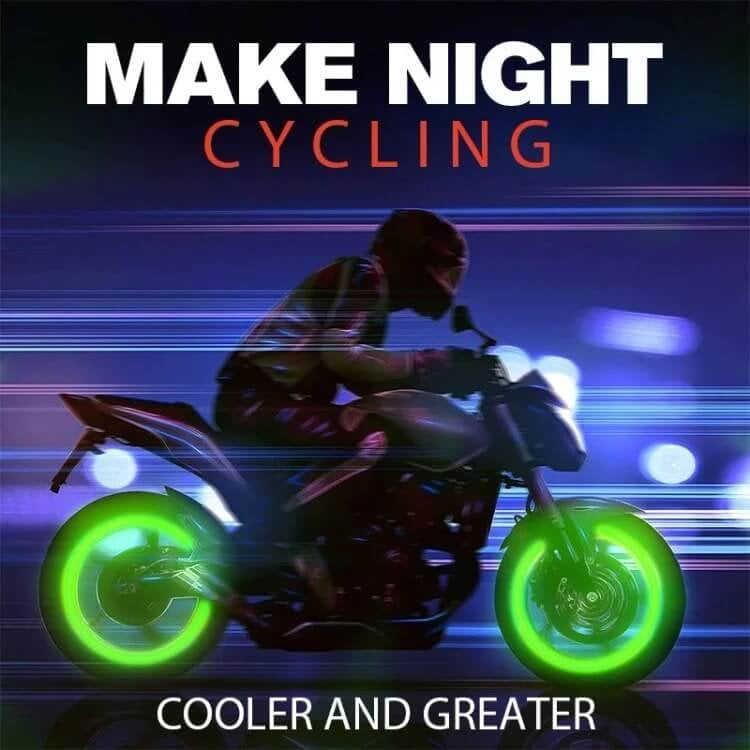 🔥🚗Glow-in-the-Dark Tire Caps 💡