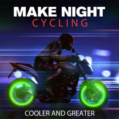 🔥🚗Glow-in-the-Dark Tire Caps 💡