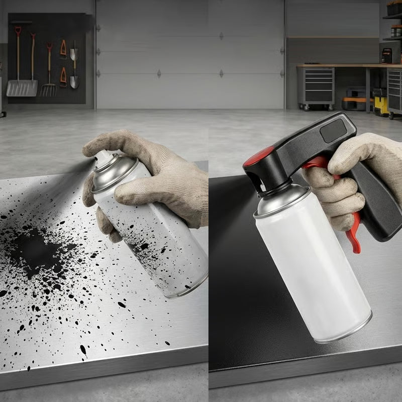 🏠🚗✨Universal Spray Paint Handle Tool 🌟 Portable Assisted Spray Nozzle for Paint & Color Change