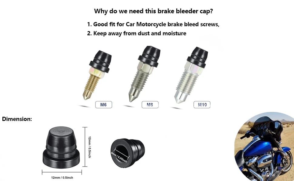 💥 Brake Bleeder Hose Kit – Easy One-Person Bleeding