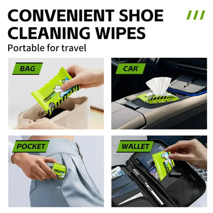 Shoe Care Kit: Shoe cleaning and care kit including dry cleaner, stain removal wipes, basketball shoe cleaner, and dedicated brushes