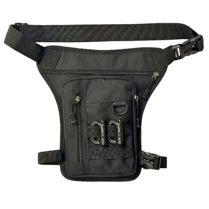 Motorcycle Leg Bag, 17 Inch Multi-Pocket Utility Hip Pack