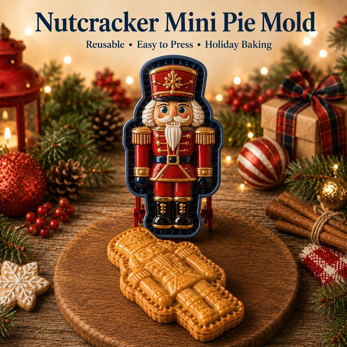 🔥🔥Only $14.99 Last Day Promotion!✨ 🎄16-Design Christmas Mini Pie Mold Collection 🥧