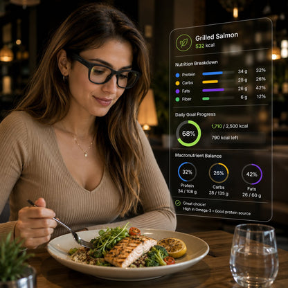 👓 50% OFF AI Smart Glasses 🎥 4K POV Camera | Multi-Language Translation & AR Navigation-H