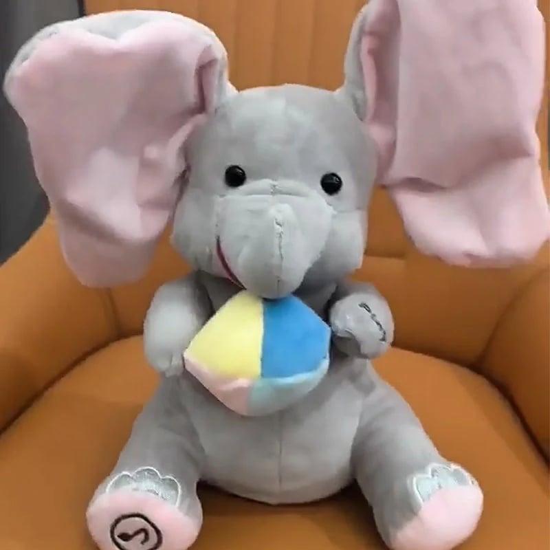 💯Cute Hide And Seek Elephant Plush Doll