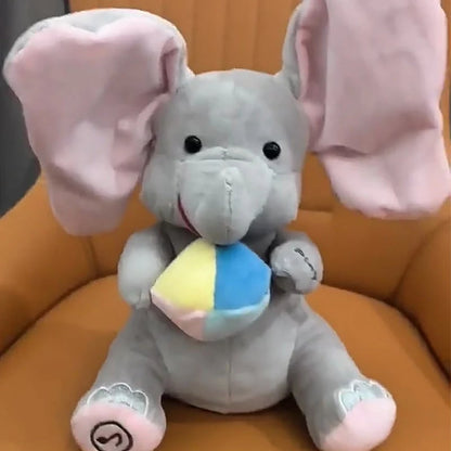 💯Cute Hide And Seek Elephant Plush Doll