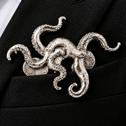 Luxury Sculpted Animal Brooch – Premium Statement Piece for Suits & Blazers