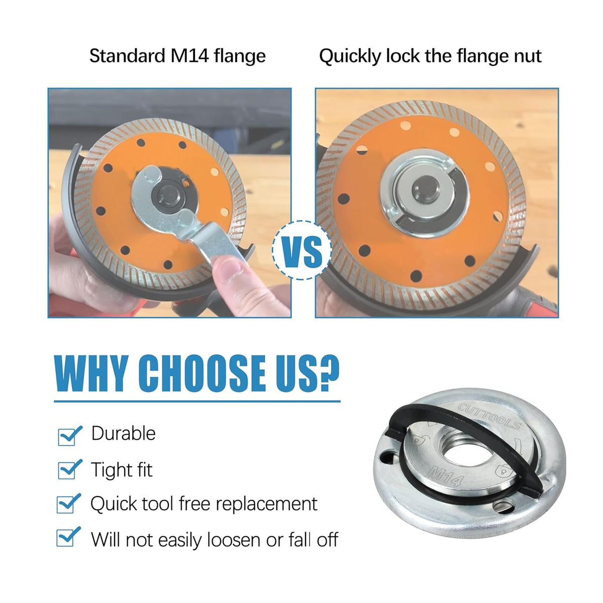 Angle Grinding Tool Flange Nut🔧