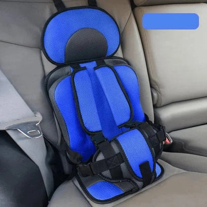 👶50% OFF NOW! Portable Child Protection Car Seat‑Breathable Mesh Safety Harness Seat Pad, Lightweight Foldable Travel Baby Car Seat for Kids, Fits Most Vehicle Seats