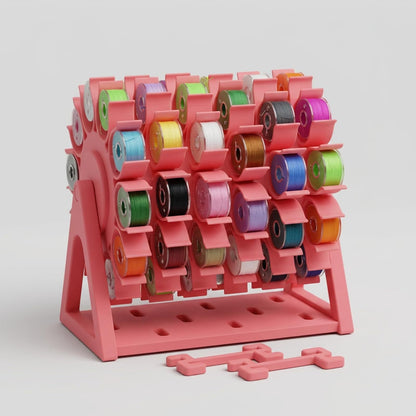 🔥Last Day 49% OFF - 🧵Rotating Bobbin Thread Organizer