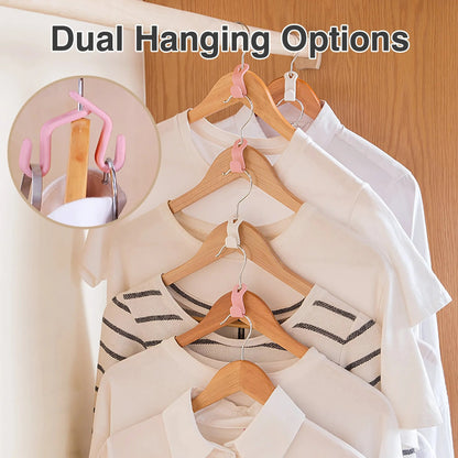 Space Saving Hangers Connector Hooks 20 Counts, High Load-bearing Clothes Hanger Connector Hooks, Hooks for Hangers