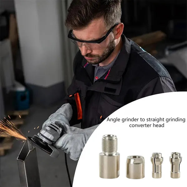 ⚙️Angle Grinder Conversion Kit 🔧 3mm/6mm Dual Collet – 100-type angle grinder Adapter for Carving & Polishing