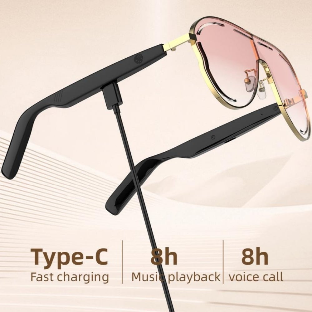 💕Hot sale 45% OFF😎 Smart Bluetooth 5.4 Audio Sunglasses – Open-Ear, UV & Blue Light Protection