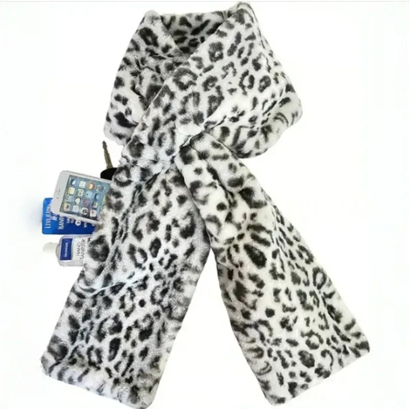 🎄50% OFF NOW! 🎉50K+ SOLD!🎁Cozy Scarf with Hidden Pocket – Warm, Soft & Secure Zipper🧣