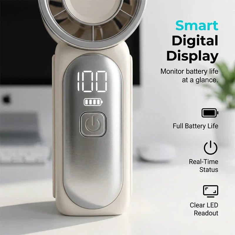 ❄️ Portable High-Speed Mini Fan 💨 Durable Compact Handheld Cooling Fan