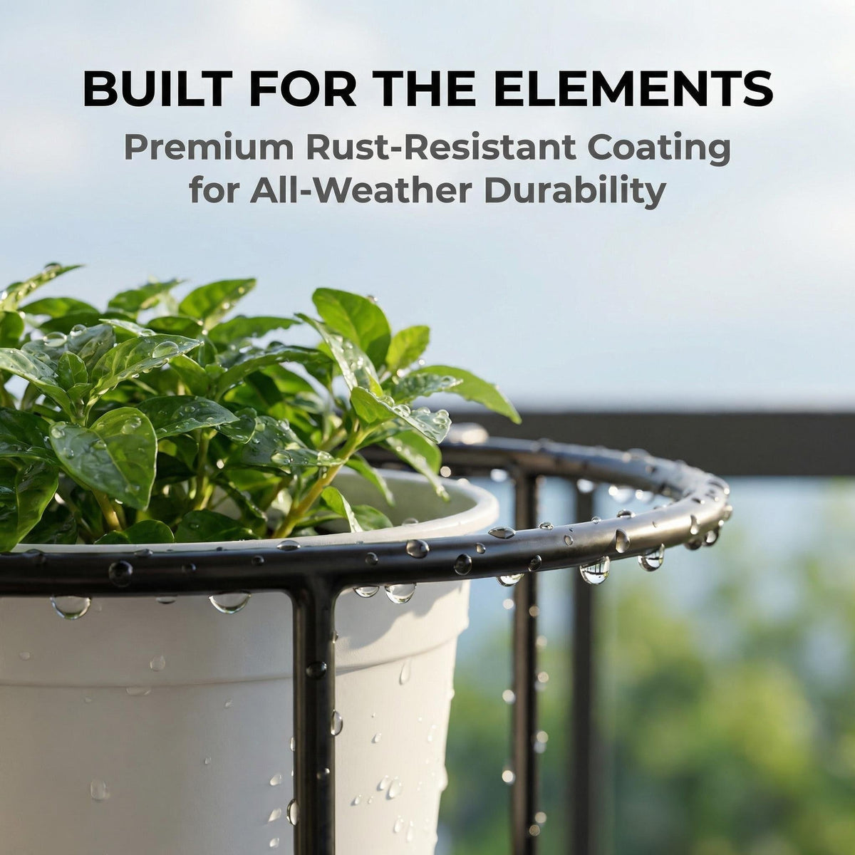Floating Railing Hanging Pot Holder