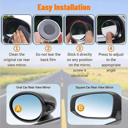 2 Counts Safety driving mirror