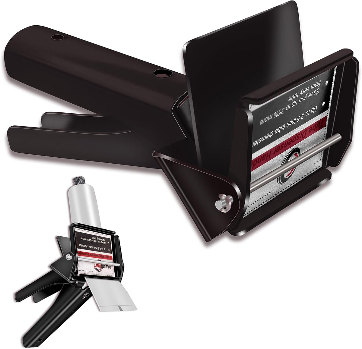 Tube Extrusion Tool - Efficient RTV and Silicone Dispenser That maximizes The use of All Material in The Tube and Prevents Material Waste