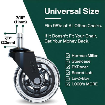 🔥Office chair wheels