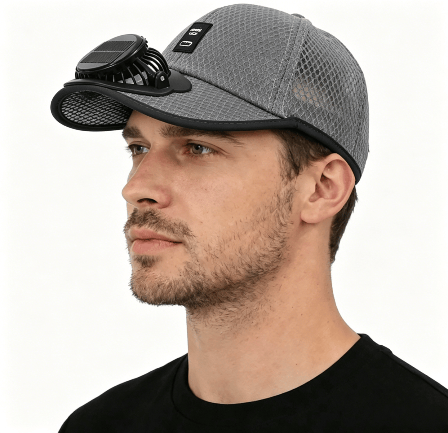 ☀️ OFERTA ESPECIAL 2026 Gorra de Refrigeración Profesional para Exteriores – Gorra con Ventilador de Energía Dual Solar + USB con Protección Solar UPF 50+