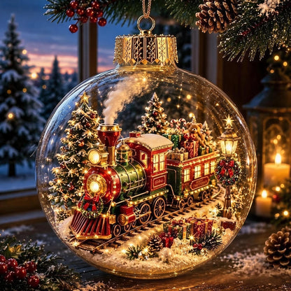 49% OFF This Week Promotions🎉🎉Glowing Christmas Diorama Ornament