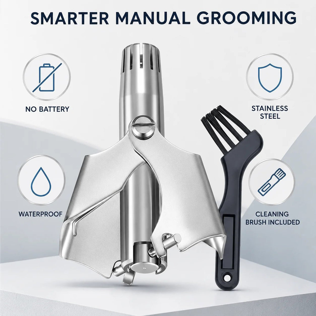 🔥LAST DAY SALE 49% OFF-✂️ Manual Nose Hair Trimmer – Precision Grooming. No Battery Needed.