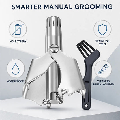 🔥LAST DAY SALE 49% OFF-✂️ Manual Nose Hair Trimmer – Precision Grooming. No Battery Needed.