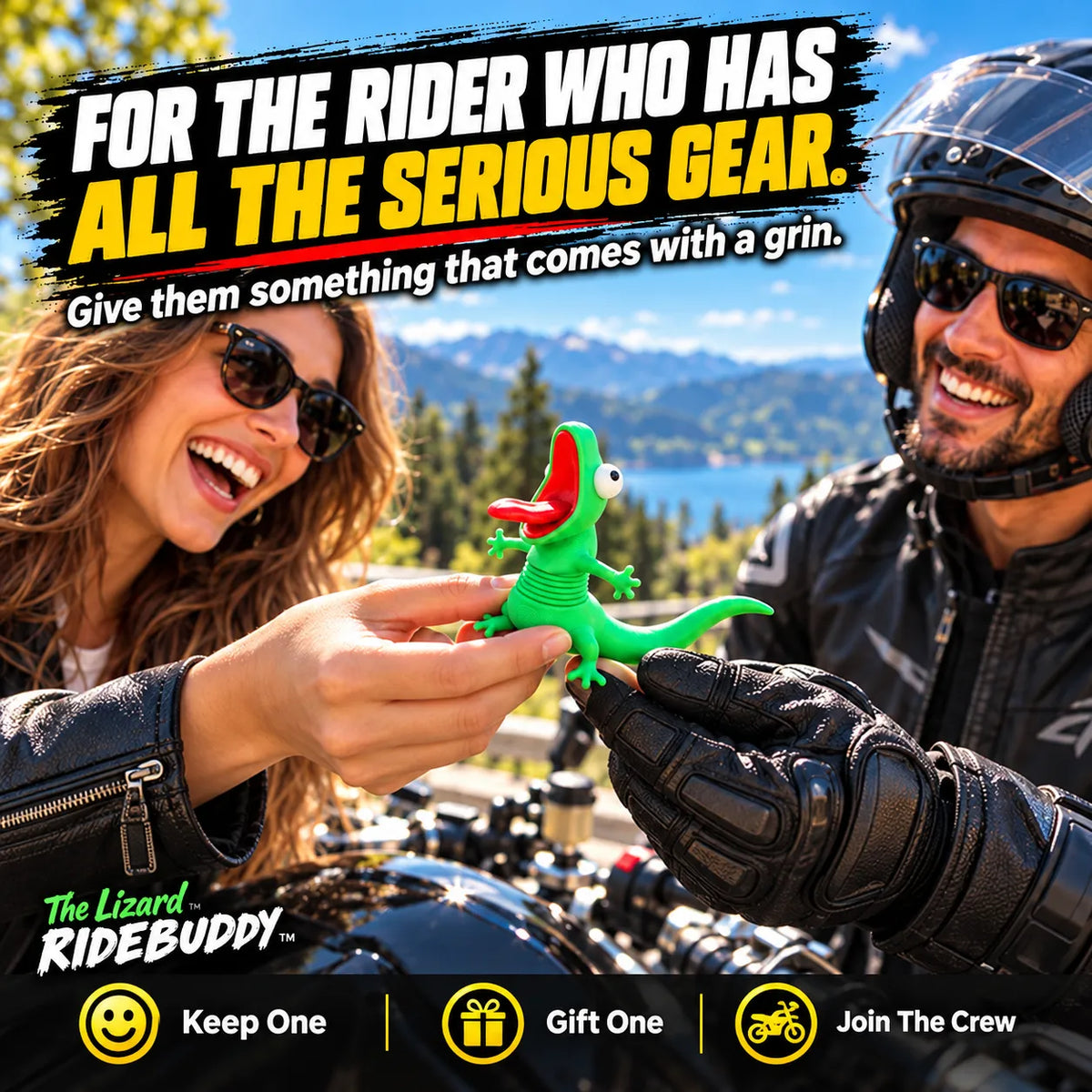 🔥Last Day 50% OFF - 🦎The Lizard RIDEBUDDY™