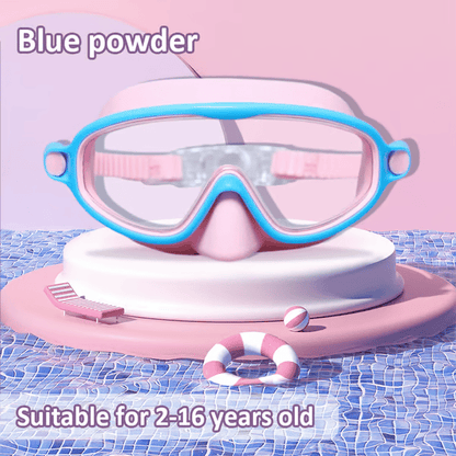 🏊‍♀️Último día, 2x1 en la compra de gafas de natación HD infantiles con marco grande, impermeables y antivaho.🏊‍♀️