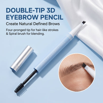 💕Buy 1 Get 1 Free🎁✨Dual-Ended 3D Eyebrow Pencil 2 in 1Dual-Ended Eyebrow Pencil